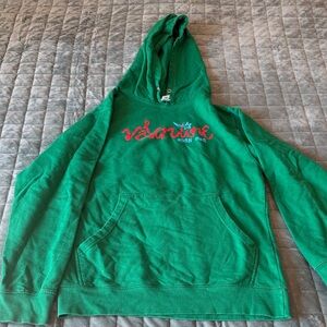 Snail Mail Band Green Hoodie with Red Graphic